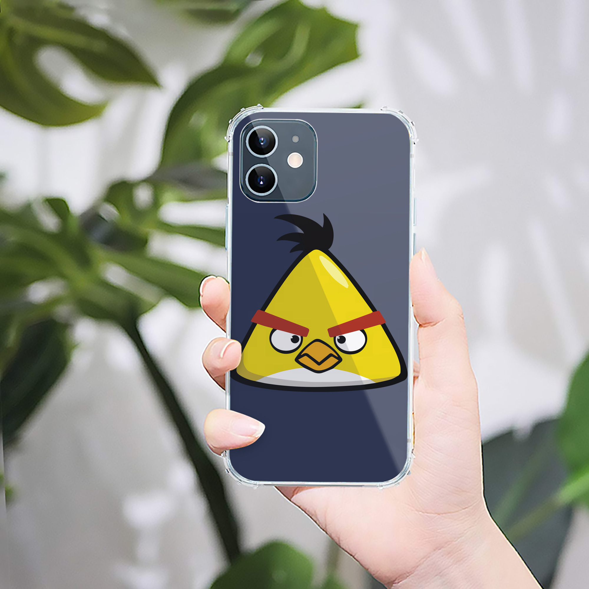 （画像用） Angry Birds アングリーバード 【iPhone 12シリーズ対応】透明スマホケース（クリアソフトケース）